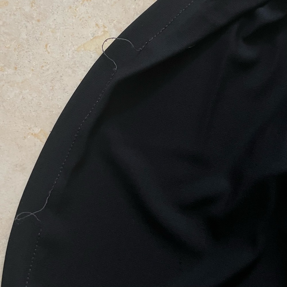 Roberto Cavalli Black V-Neck Shift Mini Dress - Picture 9 of 10